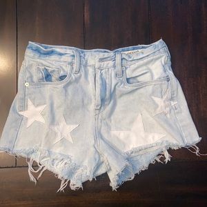 Blank NYC Starred Jean Shorts